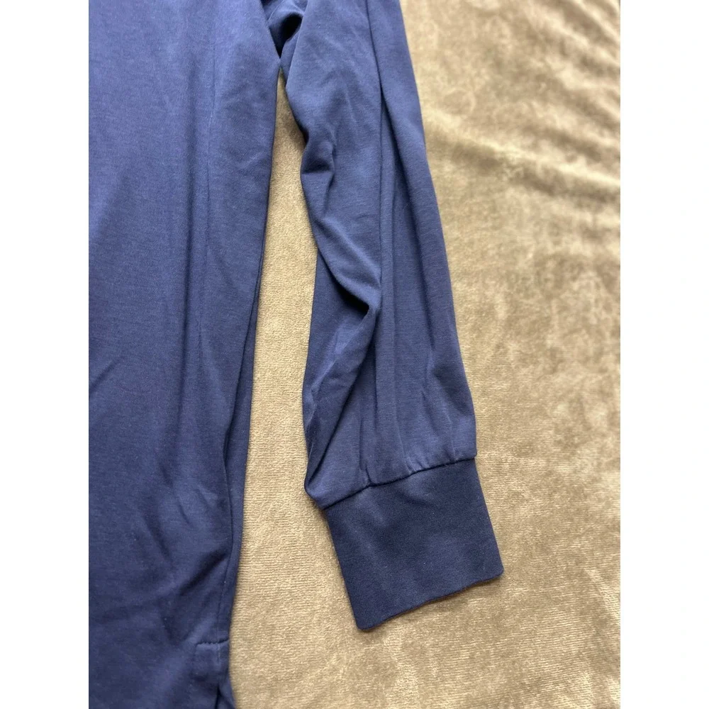 Polo Ralph Lauren Mens XL Navy Blue Long Sleeve Polo Shirt‎ Classic Fit Cotton